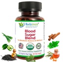 Bodymune Blood Sugar Blend – Organic Blood Sugar Support Supplement – with Bitter Melon Capsules, Moringa, & Black Seed Oil – 66 Capsules – USDA Organic, Vegan, Non-GMO