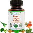 USDA Organic Blood Sugar Blend | Apoia un Metabolismo Saudable* | con Melón Bitter, Moringa, Aloe Vera, Nopal, Papaya Extracts & More | 60-Day Supply | Vegan & Non-GMO | USA-Made
