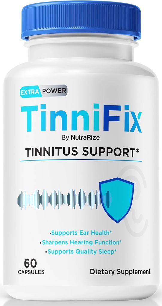 Tinnifix Capsules - Advanced Hearing Support Formula, Tinnifix Pills to maintain Healthy Hearing, All Natural Tinnifix for Complete Ear Health, Official Tinni Fix Review (60 Capsules)
