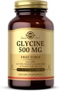 Solgar Glycine 500 мг - 100 Овочеві капсули - Non-GMO, Vegan, Gluten Free, Dairy Free, Косгер - 100 Сервінги