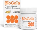 BioGaia Protectis Kids , Probiotic for Ages 3+  of Eases Occasional Digestive Issues " Promotes regularity | Allergen, Dairy, Soy " Gluten Free  of backed by 30 Years of Research | 30 Day Supply
