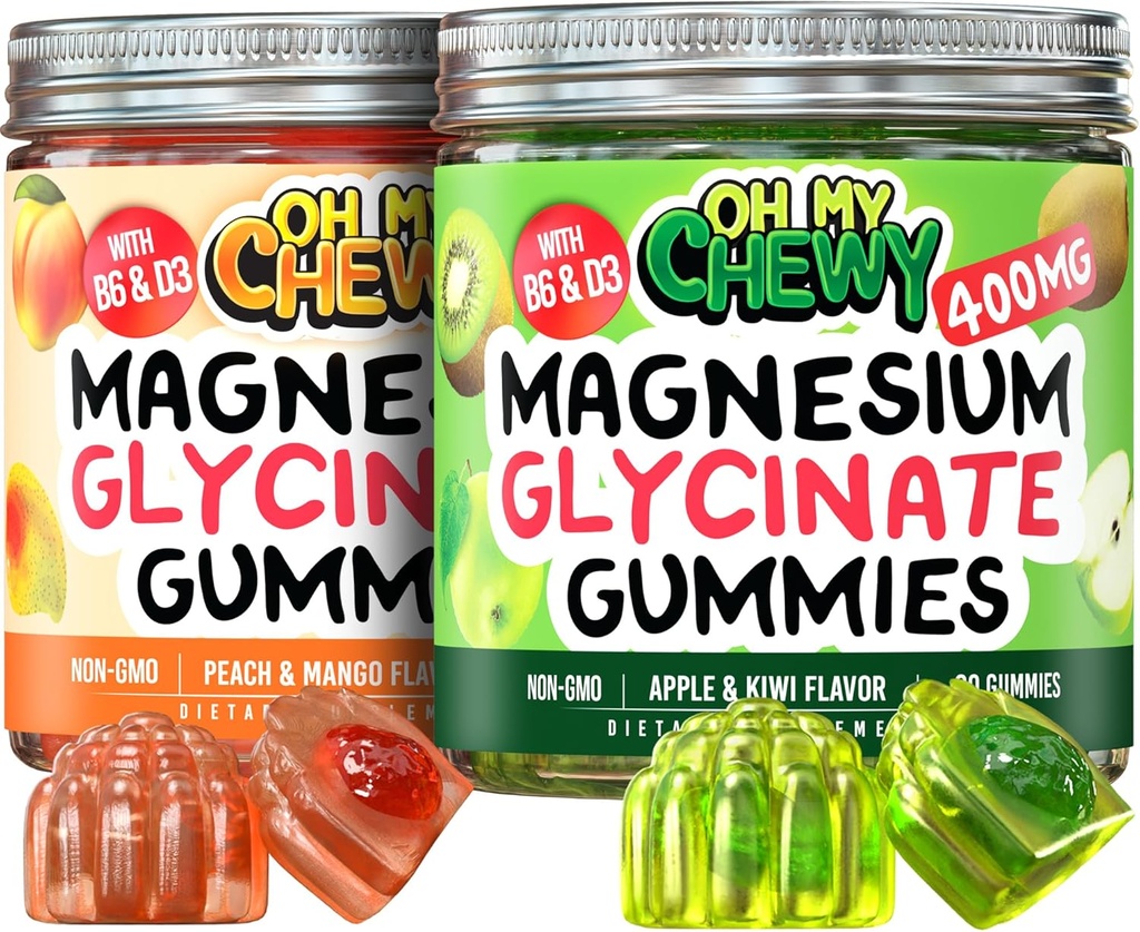 Magnézium Gummy Bundle 2 Fľaše (60 Každý)