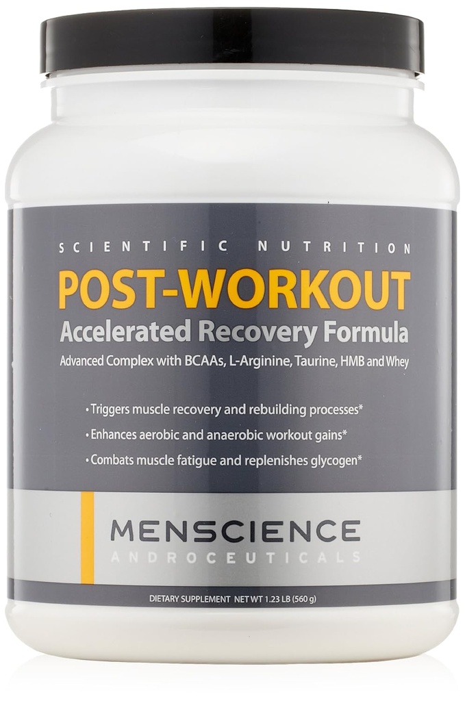 MenScience post-workout akselerert muskel gjenopprette formel, 1,23 lb.