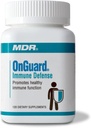 MDR OnGuard Immune Support Formula with Clinically Proven Maitake & Shitake Mushroom, Lo Han, Colostrum and Patented Lotus Seed Extract. (120 Capsules)
