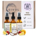 Vitamin C, D3 & K2 Liquid, Zinc Picolinate - Premium Liquid Vitamins - 180 Days Supply - Trio Bundle