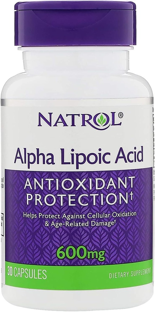 Natrol Alpha Lipoic Acid 600 Mg, počet 30