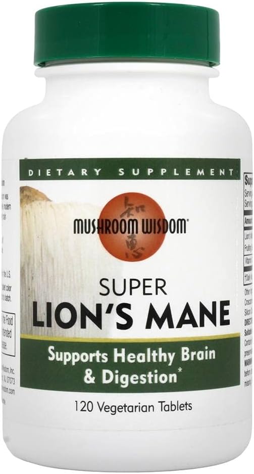 Maitake Products, Mushroom Wisdom Super Lion's Mane - 120 vcaps