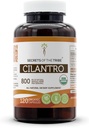 Hemmeligheter av Tribe Cilantro USDA Organic Capsules | Certifiserte organiske vegetariske kapsler, Herbal Dietary Supplement | Coriandrum Sativum Tørket Leaf (120 greve)