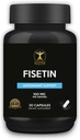 Klever Lifestyle  1] Fisetin otlovolid  phrasebook Antioxidolant suplementaris, efectes anti-Ading, Sanitat d' aparences, metabolic Benelic sttststz 30 Capules Ð 100g per Serving