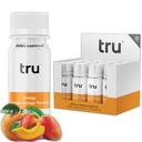 Tru Energy Shot, 천연 카페인, 녹차, B 비타민 B3, B6 및 비타민 B12, Zero Sugar & Calories, Keto, Vegan, Gluten Free, Orange Mango, 2 FL OZ 병, 12 팩