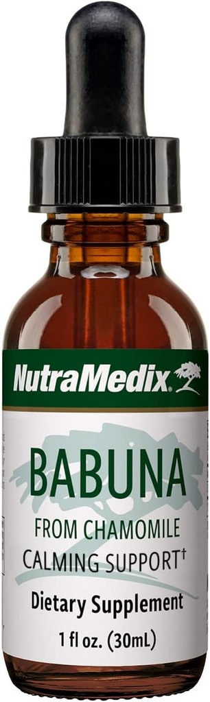NutraMedix Babuna cool drops - Chamomile Extract for Optimal Rest and chillation Support - cooling supplement Can Be Mixed with Water for chilling Tea or Drink (1oz / 30ml)
