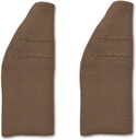 Hearing Aid Covers Protect Hearing Amplifiers from Sweat, Dirt and Moisture, Fits Hearing Instruments 1.4” to 1.6” (Brown, L)