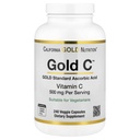 California Gold Nutrition, Vitamin C, Quali-C, 500 mg, 240 Veggie Caps