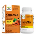 Terry Naturally CuraMed 500mg - Antioxidant Supplement for Brain & Immune Health Support - Supplement with Curcumin & Turmeric Essential Oil - Herbal Liver Support - 60 Capsules