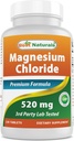 Cele mai bune naturale Clorura de magneziu 520 mg 120 comprimate