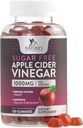 Apple Cider Vinegar Gummies For Vekttap 1000mg - Vegansk Apple Vinegar Gummy For Detox & Cleanse, ACV Supplement piller, Vitamin B12, Sukkerfri ACV Gummy, Ikke-GMO, Naturens ernæring - 120 Gummies