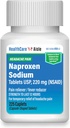 HealthCareAisle Naproxen Sodium, 220 mg - 225 kaptila - Buruko mina, 12 orduko laguntza