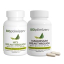 BiOptimizers - Magnesium Breakthrough (60 Capsules) and HCL Breakthrough (90 Capsules) Supplement Bundle
