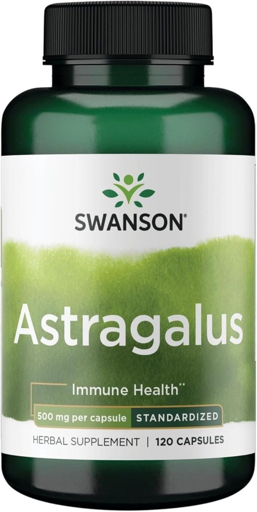 Swanson Astragalus (standardisé) 500 Milligrammes 120 Capsules