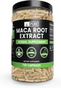 Pure INGREDIENTS Maca Root (730 capsule) No Magneziu sau Rice Fillers, întotdeauna pură, Lab verificat