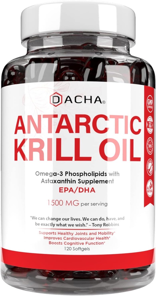 Premium Antarktis Krill Oil Supplement Softgels