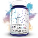 Nootropics Depot Erinamax Lion's Mane 500mg Capsules / Liquid Culture Mycelium | 2.5mg Erinacine A | Mood, Cognition, & Nerve Support