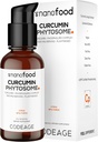 Codeage Liposomal Curcumin Phytosome Liquid Addition, Curmeric Curcumin Vegan Liquid Drops, Plant-Based Curcuma Longa Dropper, Curcumina, Saulėgrąžų fosfolipid, Sugare-free, Citrus flavor, 2 fl oz