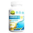 Omega-3 Fish Oil Supplement – Lemon Flavor, No Fishy Burps – 1200mg High-Potency EPA DHA – 90-Day Supply – Wild-Caught Anchovy Softgels