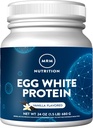 MRM Nutrition Egg White Protein | Vanilla Flavored | 23g Fat-Free Protein / Digestive Energetikaları ilə | Yüksək Biologiya İnstitutu