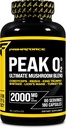 Primaforce Csúcs O2 Teljesítmény Gomba Powered Oxygen Absorption Booster (180 kapszula) (2000 mg Per Serving, 60 Servings) - Athletic Performance Supplement, Ultimate Gomba Keverés