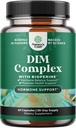 Pure DIM Supplement pre mužov s bioperínom - DIM Estrogen Blocker pre mužov od Hormone Balance & Prostate Health - Diindolylmetán testosterónový komplex s brokolicami Florets - 60 kapsúl