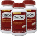 FiberCon Fiber Therapy for Regularity, Caples, Value Размер 140 капчици (Pack of 3) by Fibercon