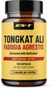 EN-1 Tongkat Ali miehille (Longjack) Fadogia Agrestis ja Tongkat Ali Supplement 1205 mg per Serving with BioPerine, Tongat-ali miehille - 120 kapselia Tonkat-Ali Long Jack