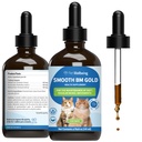 Pet Wellbeing Smooth BM Gold for Dog & Cats - Constipation Relief & Stool Softener, Supports Healthy Bowel Movements - Natural Herbal Supplement 4 oz (118 ml)