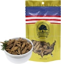DOL Hand- Selected American Wisconsin Farmed Ginseng Root 124; Long Small Wallow 124;