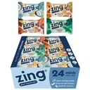Zing Kids Protein Bars Variety Pack, Gluten Free 100 Calorie Mini Bars magas fehérjékkel, Vegan Nutrition Bars, Dairy Free Plant Based Protein - 24 szám