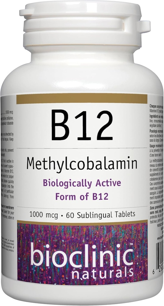 Bioclinico Naturale - B12 Methylcobalamin 1000 mcg 60 loz