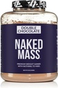 NAKED dobbelt chokolade masse - 1,260 kalorier, 50G protein, intet kunstigt. Alle naturlige vægt Gainer Protein Powder - 8Lb Bulk, GMO fri, Gluten fri & Soy fri
