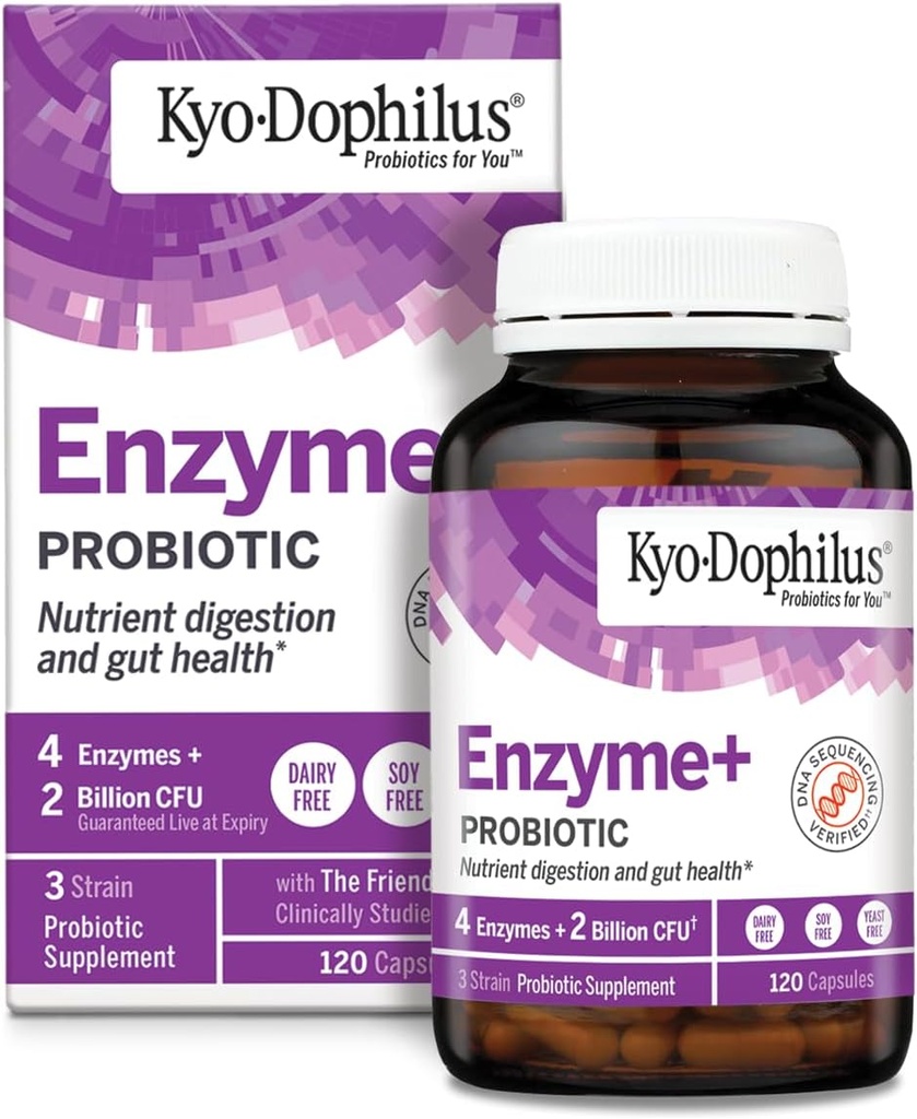 Kyo-dophilus Kyo-dophilus Enzimas Probiótico, Nutriente Digestão e Gut Saúde