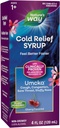 Nature's Way Cold Relief Sirop, Umcka, raccourcit la durée et réduit la gravité, multisymptômes Cold Relief, homéopathique, Phenylephrine Free, non somnolent, cerise aromatisée, 4 Fl Oz (paquetage mai Vary)