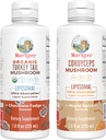 MaryRuth Organics Mushroom Liposals: Turkey Tail (Chocolate Fudge) & Cordyceps (Maple Spice)