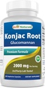 Bästa Naturals Konjac Root 2000mg, 180 greve