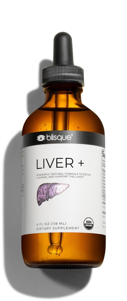 Blisque – Organic Liver Support Complex Supplement to Detox, Cleanse, and Repair the Liver | Doctor-Approved | Natural Ingredients | Milk Thistle and Dandelion Root | 4 Ounce | 118 Servings