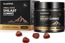 Silajit Gummies, Prime Himalayan Shilajit Gummies dành cho nam giới bổ trợ, Gold Shilajit Gummies cho phụ nữ, Natual 85+S Minerals, Ashwaganda, hàng chiết xuất hạt giống đen, 90 Gummies