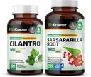BIO KRAUTER Cilantro 100 kapsuly a Sarsaparilla 250 kapsúl
