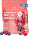 Maminka ví, že nejlepší máma palivo Electrolyte Drink Mix pro matky, Hydration Support - pro těhotenství, Prenatal, Electrolytes + Stopy Minerály, Kojení Drink Mix Dodatek (16 Počet)