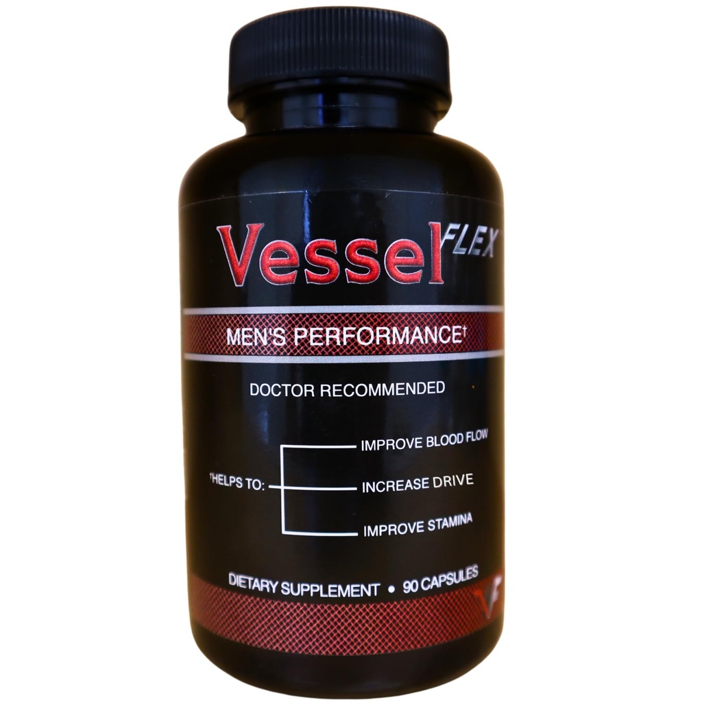 Super Nitric Oxide Booster for Men - Health Supplements, Flow & Stamina Support - Arginine, Beet Root, Ginseng