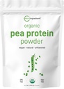 Mikro Ingrediens Amerika Utara Grown, Powder Protein Pea Organik, 1KG (2.2 Pounds) 14; Pembangkit Berbasis Vegan Protein, Suplemen Protein MeaIit, Rich Chain Amino Acids 124; Non-GMO, Soy Free