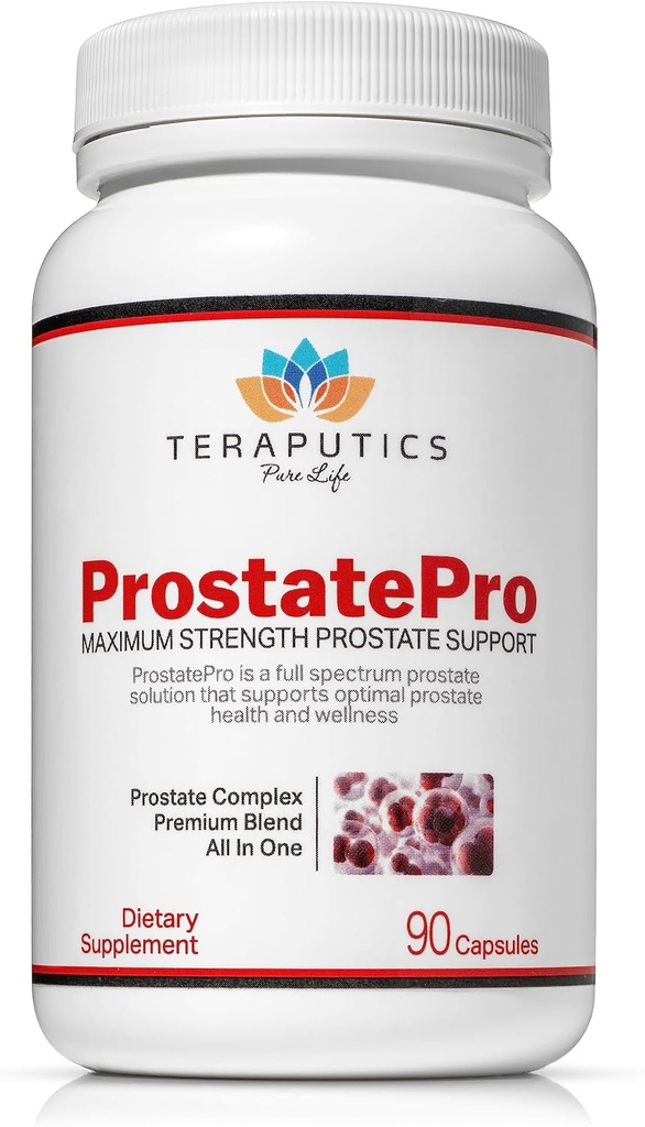 ProstatePro - 33 Urter Saw Palmetto Prostata Health Kosttilskud til mænd i 124; Reducere vandladning af 124; Hårvækst w / DHT Blocker 124; Beta Sitosterol, Pygeum og Saw Palmetto til mænd prostatastøtte, 90 Kapsler