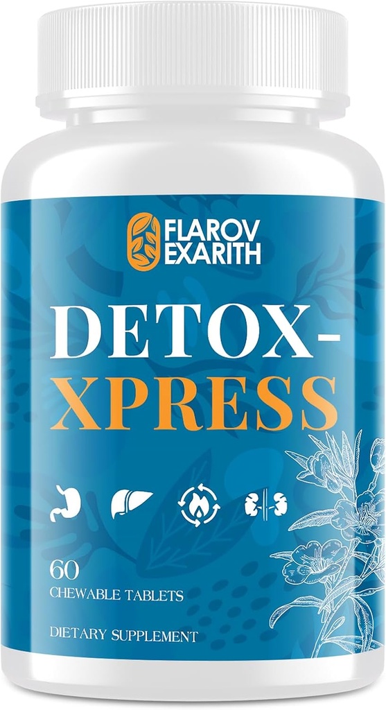 Canna Cleanse, Liver Cleanse Detox & Reparación de tabletas, Suplemento de cardo de leite, Detox corpo de acción rápida para mulleres e homes, Toxina Flush para fígado, Kidney, Digestion & Metabolismo, 60 Tablets